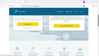 Park.aero - Partner Portal Registrierung