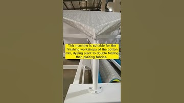 Fully Automatic Double Folding Reel Rolling Machine#fabric rolling machine