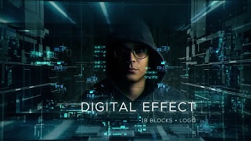 Futuristic Parallax Slideshow Video - After Effects Template