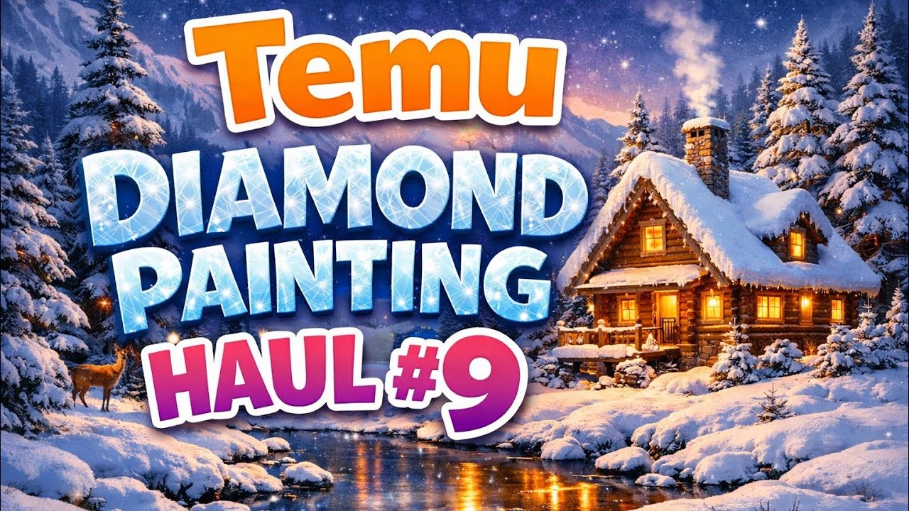 Temu Diamond Painting Haul #9 | New Sparkly Finds & Budget Kits!