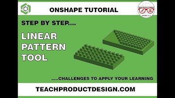 Onshape-tutorial. Hoe gebruik je de LINEAIRE patroontool?