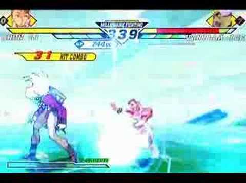 M.U.G.E.N. Capcom vs. SNK 2 Style Chun-Li Combo Clip