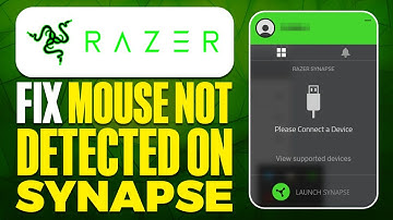 How To Fix Razer Mouse Not Detected On Razer Synapse