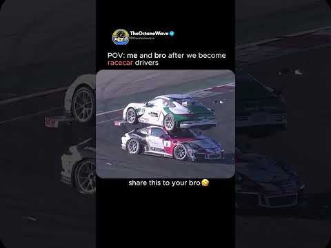 POV You and Bro are Racecar Drivers😂 #motorsport #pov