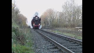 Speedy Steam Locomotive 01 1075 From Rotterdam Via Breyell To Neuss On 29 Nov 2024