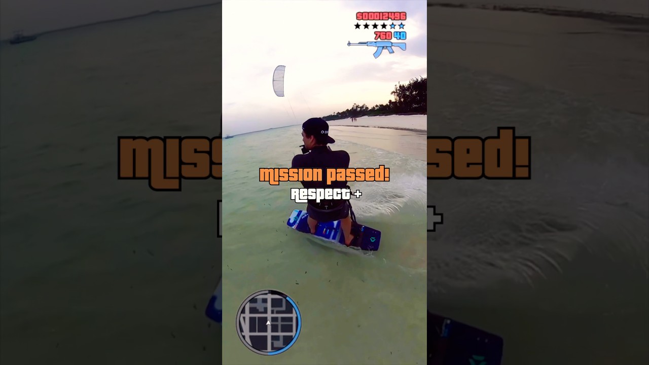 GTA 6 leak… kitesurfing scene! #courtintheact #gta #gta6 #kiteboarding