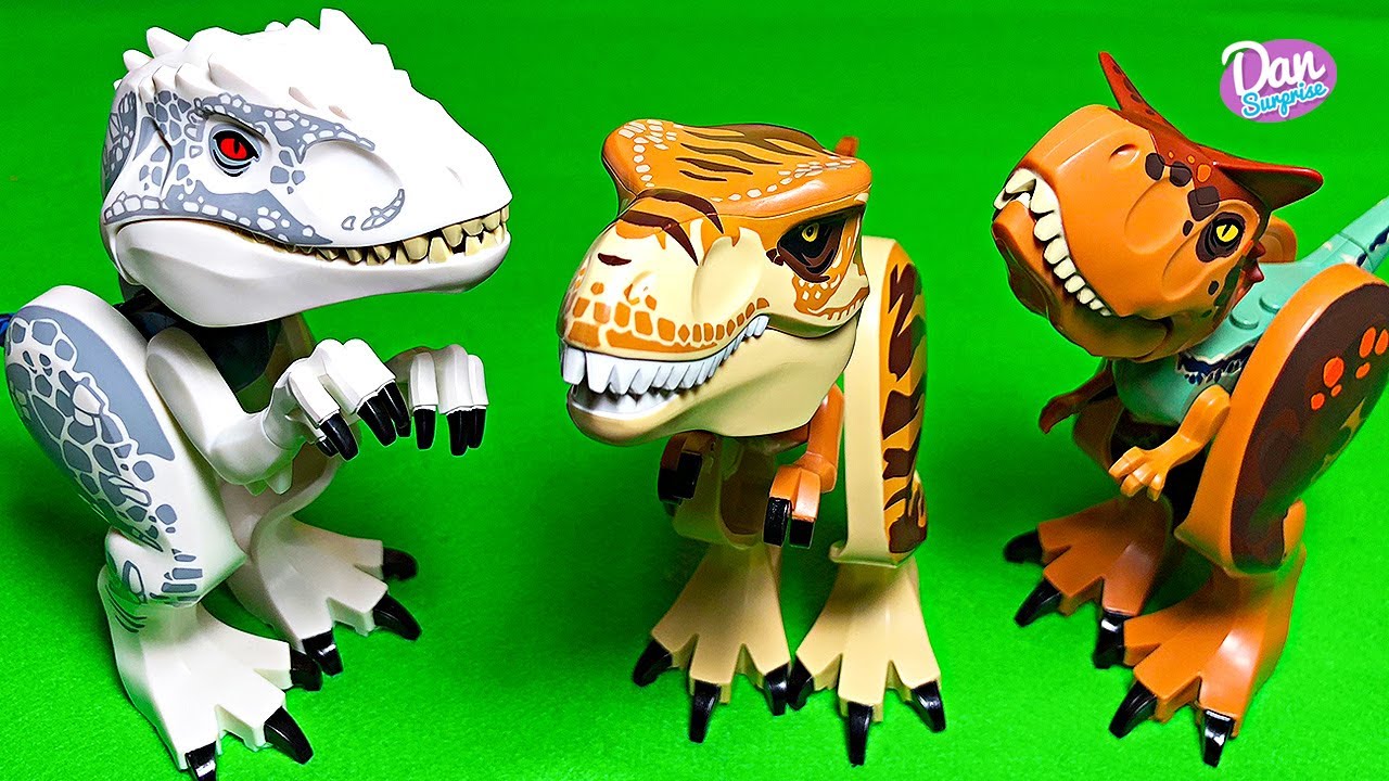 Creating Hybrid Lego Jurassic World Dinosaurs - YouTube