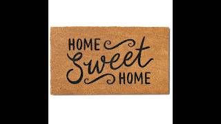 Home Sweet Home Doormat 30x17 Inch | Outdoor Welcome Mat Coir
