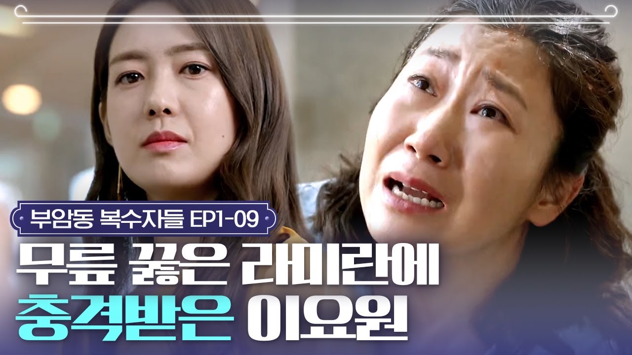 EP1-9 그 수모를 당하고 괜찮아요? 자존심도 없어요? 라미란을 각성시키는 이요원ㅣ#부암동복수자들