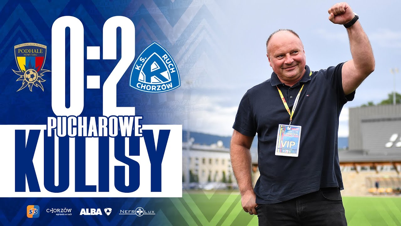 PUCHAROWE KULISY: Podhale Nowy Targ 0-2 Ruch Chorzów (25.09.2024)