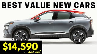 10 CHEAPEST New Cars 2024 You Can Buy Today