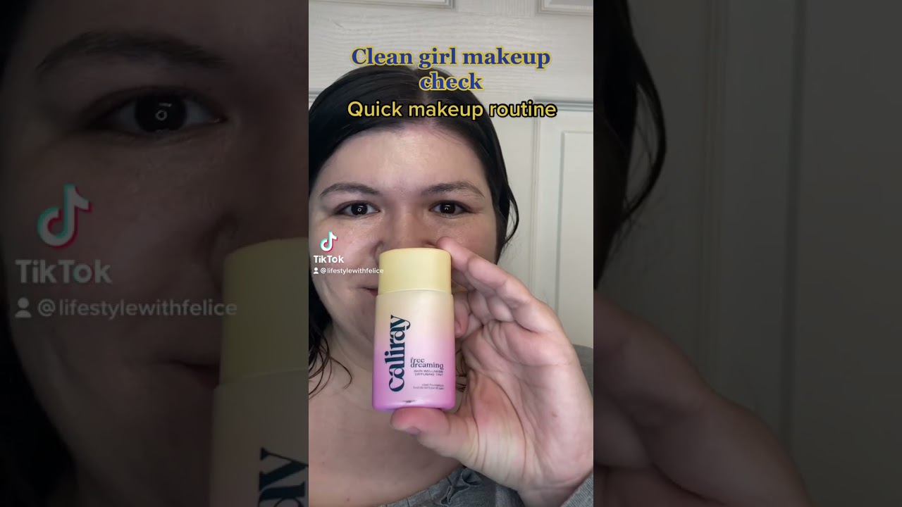 GRWM Quick makeup look Caliray clean makeup look