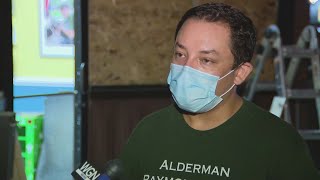 Chicago Ald. Lopez's office windows smashed with bricks, just two weeks after his home vandalized