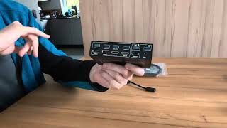 KVM Switch HDMI USB 3 0 4 Ports, Ganz einfach zwei Computer mit einer Tastatur steuern