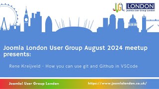 How you can use git and Github in VSCode presented by René Kreijfeld