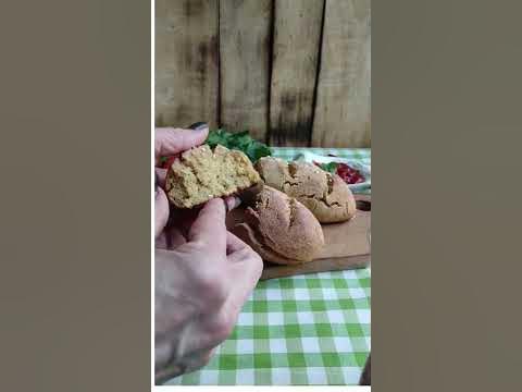 Нутовый хлеб в духовке без дрожжей и без глютена. Можно при диабете 2 ...
