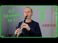 Menuet in g  grade 1 clarinet tutorial abrsm  accompaniment