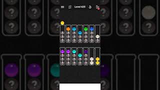 Level 625 of Ball Sort Color water Puzzle