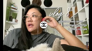 VLOG 08 - REVEALING CHANEL EARRINGS, NORDSTROM SALE & DOING MY NAILS!  |  RICHELLE