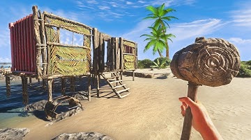 BUILDING A HOUSE!! (Stranded Deep)