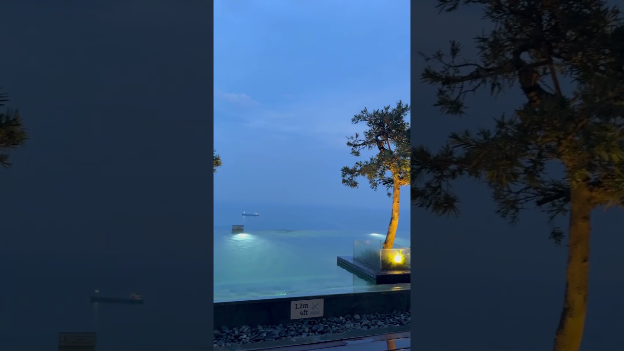 “Infinity pool, endless views, and the beauty of My Khe Beach. 🌊✨” #danang #vietnam