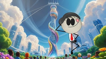 What if there was an Elevator to the Moon? | #aumsum #kids #cartoon #science