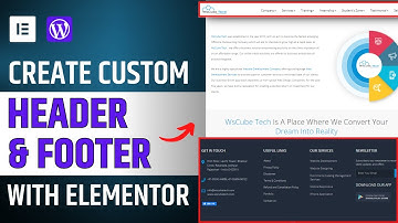 How to Create Custom Header & Footer in WordPress with Elementor (LIVE PRACTICAL 🔥)