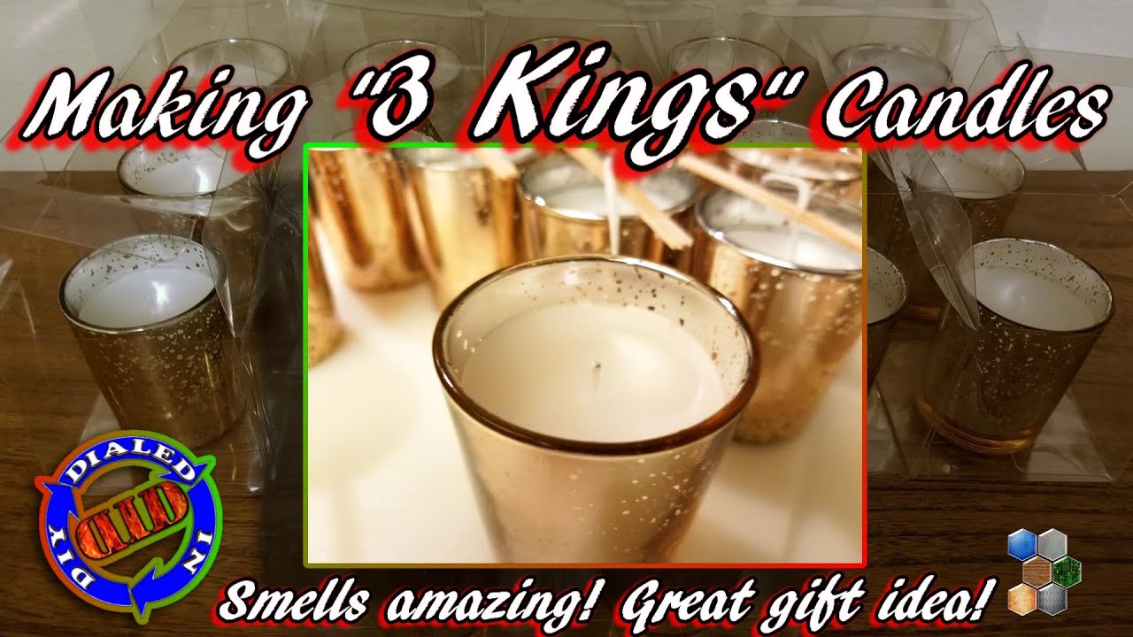 Making 3 Kings Candles Amazing DIY scented candles YouTube