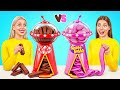Chewing-Gum vs Nourriture au Chocolat Défi | Idées Folles à Cuisiner par Choco DO
