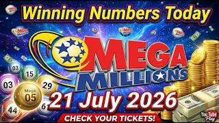 Mega Millions Drawing 21 July 2026,