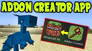 Mcpe Addon Creator Ios App How To Make Addon Packs On Minecraft Pocket Edition Addon Creator Youtube