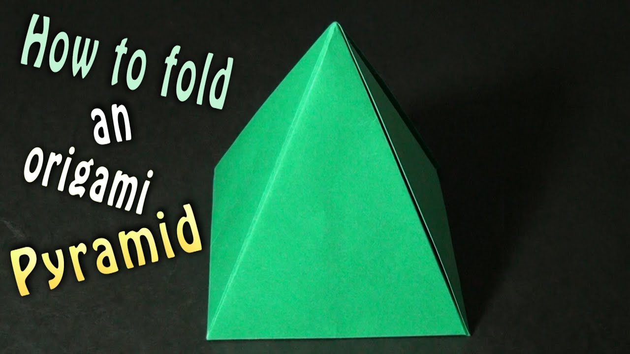 Origami Pyramid - YouTube