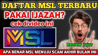 Apakah Aplikasi MSL Penipuan! Msl Influence Impact Scam? screenshot 5