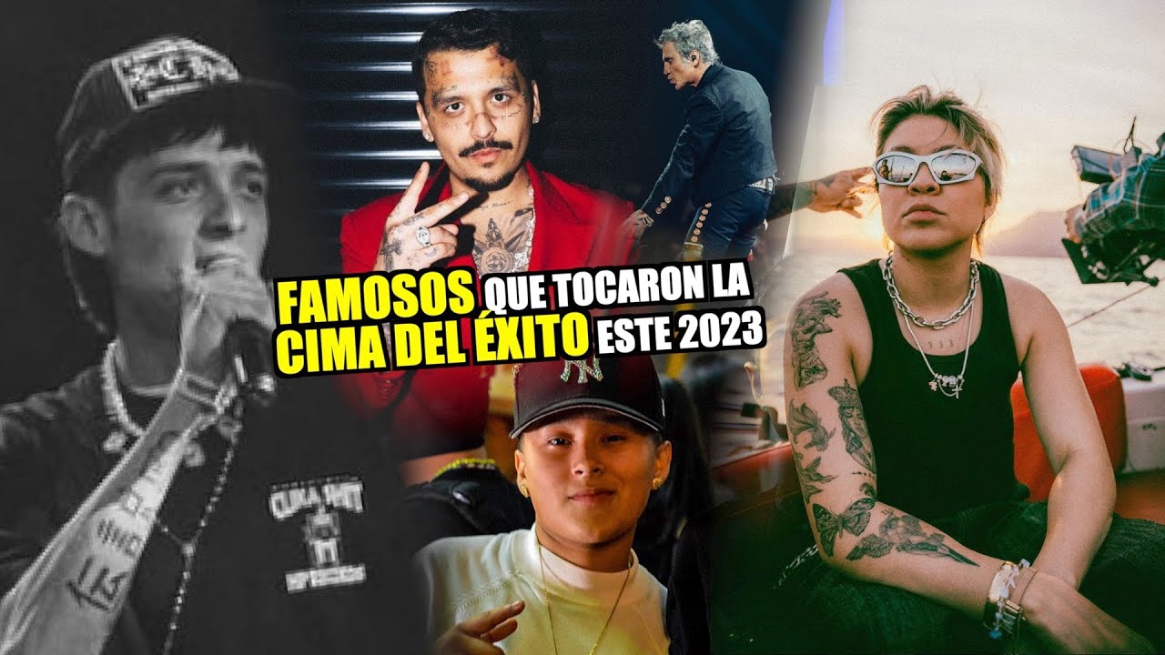 Previsualización de video para nota Famosos que tocaron la cima del éxito este 2023 ¿Quién es tu favorito?