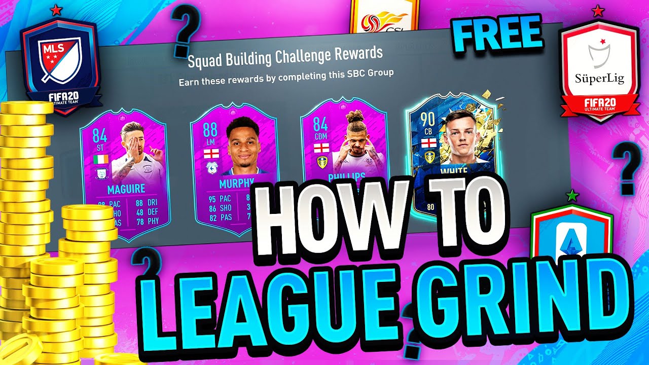 FIFA 20 - BEST WAY TO LEAGUE SBC GRIND! How To Get FREE LEAGUE SBC CARDS & PROFIT! *Fifa 20 Trading*