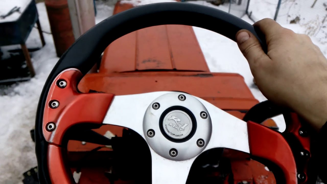 Гидроруль на т25,гур,насос дозатор 100 -й,гидравлика ,переделка рулевого управления.