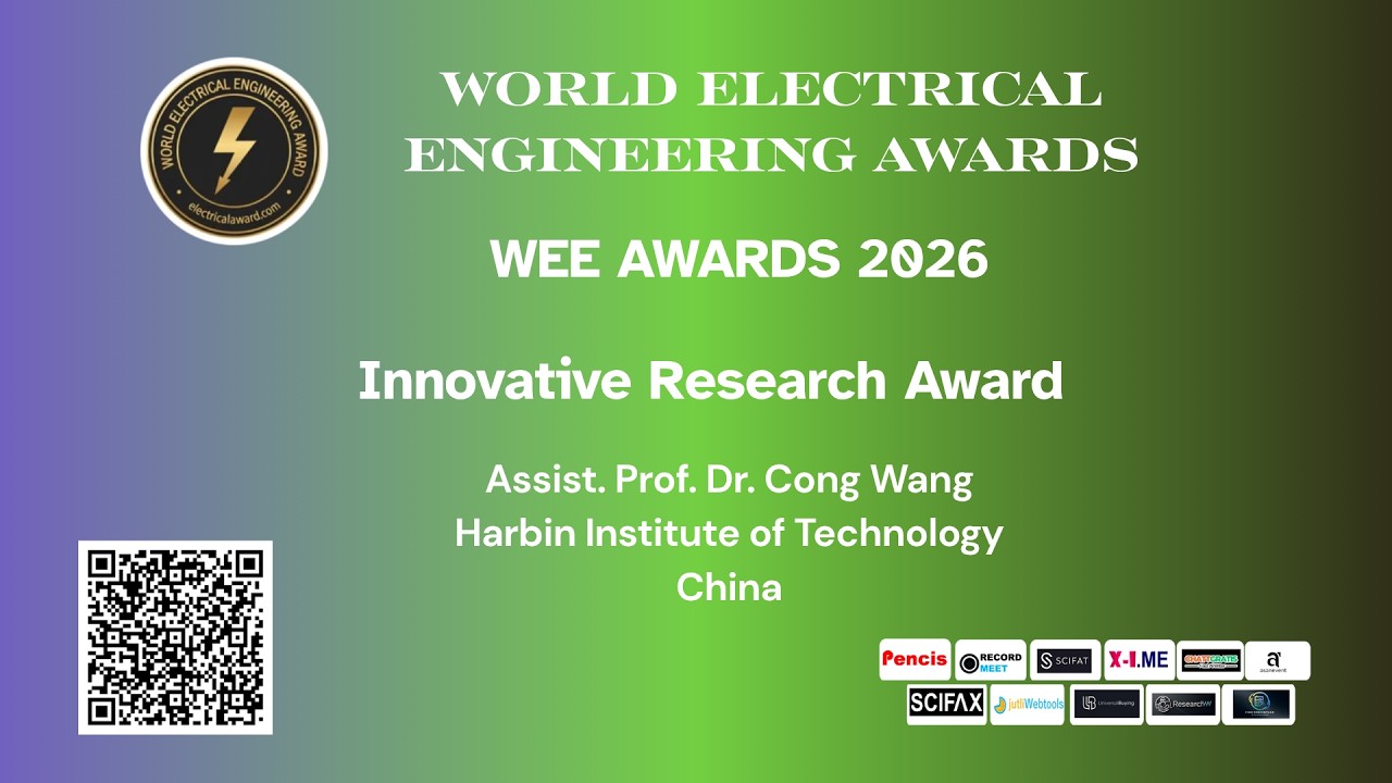 Innovative Research Award | Assist. Prof. Dr. Cong Wang | China