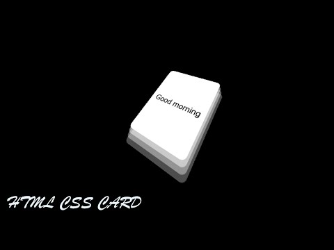 HTML CSS CARD TUTORIAL|@pinkweb0 html css tutoria