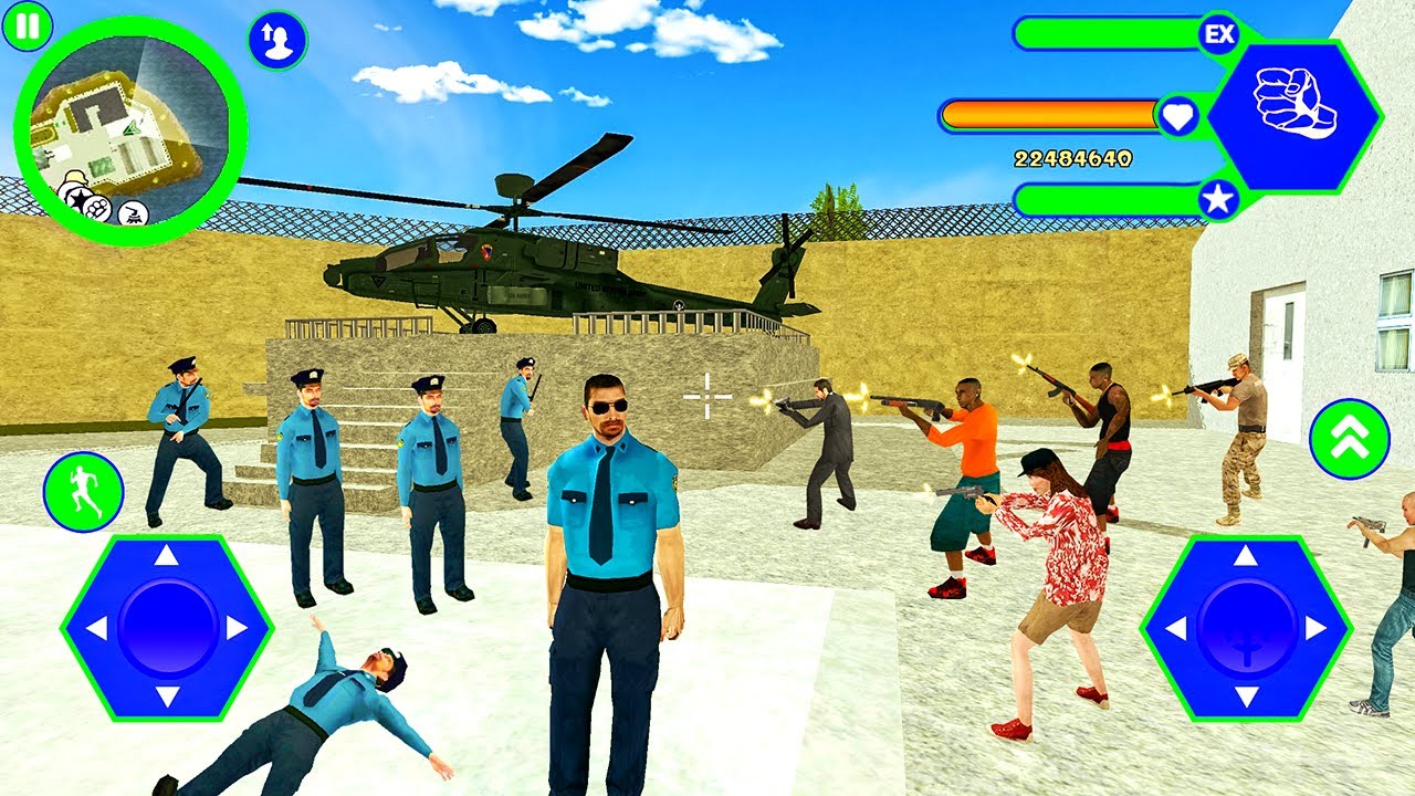 Miami Police Crime Vice Simulator - Police Vs Gangsters - Android Gameplay