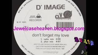 Dimage Dont Forget My Love Radio Mix 1993 Rare Nyc Indie Rb New Jack Swing
