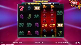 Twin Spin Megaways -  Base Game Win + 30 Free Spins! screenshot 4