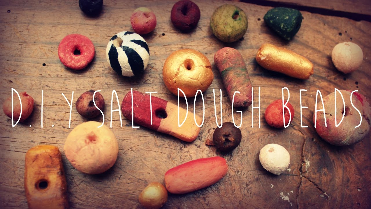 D.I.Y Salt Dough Beads YouTube