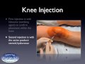 Knee injection web