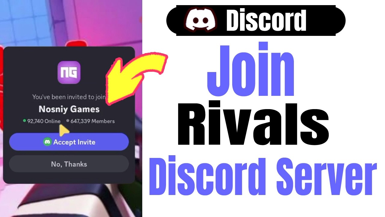 How to Join Rivals Discord Server - YouTube