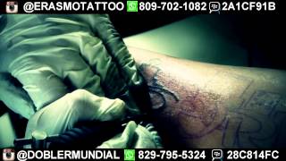 Shelow Shaq-Tatuandose con Erasmo Tattoo(La Casa De Los Famosos INK)By Rodrigo Films