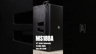 The Ultimate Power Couple for Pro Audio: MS110 + MS18Ba 🎧🔥