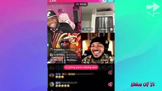 Saucy Santana Tik Tok Live | Bdot asks if Santana is Single