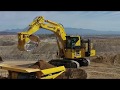 See the awesome power of this huge komatsu pc200011 excavator