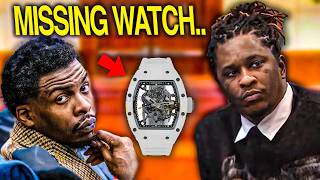 YSL RICO Trial Young Thugs MISSING WATCH From Evidence + Officer Testimony - Day 155