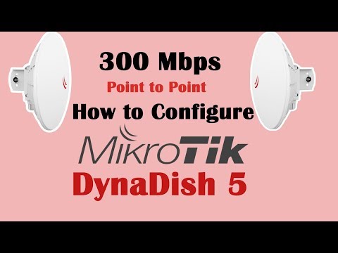 How to Configure Mikrotik  Dynadish 5 as Point to Point(Bridge and Station)| RouterOS Tutorial.